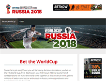 Tablet Screenshot of bettheworldcup.com